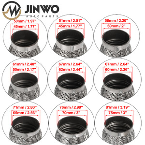 Tubo Flessibile per <span class=keywords><strong>Scarico</strong></span> in Acciaio Inox 201/304 <span class=keywords><strong>di</strong></span> Alta Qualità, Doppia Treccia, Silenziatore, Tubo Flessibile per <span class=keywords><strong>Scarico</strong></span> in Acciaio Inox - Product Image 5