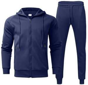 Ensemble de survêtement en molleton 100% coton pour homme, sweat-shirt et pantalon de survêtement, impression personnalisée du logo, ensembles de jogging, survêtements unisexes - Product Image 4