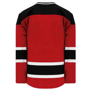 Camiseta de Hockey sobre Hielo para Hombre, Cómoda, 100% Poliéster |   Camiseta Personalizada con Cuello en V y Manga Larga con Bordado - Product Image 2