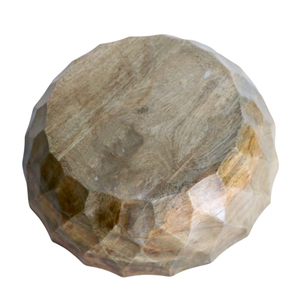 Bol de service à salade et à fruits en bois au design moderne, écologique et durable pour les fêtes et les événements - Product Image 4