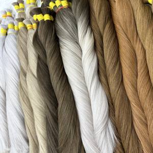 COULEURS DROITES NATURELLES SLAVIQUES RUSSES EXTENSIONS DE CHEVEUX HUMAINS VENTE CHAUDE CUTICULE ALIGNÉE - Product Image 3