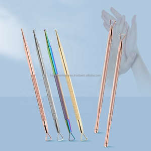 Lime à ongles professionnelle en acier inoxydable de style russe, double embout, double tête, pour éliminer les peaux mortes, outil de manucure et pédicure pour salon - Product Image 6