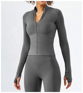 Nouvelle mode de soutien-gorge de sport 3 pièces de haute qualité ensemble de vestes leggings de yoga pour femmes vêtements de fitness respirants de grande taille pour soulever les fesses - Product Image 1