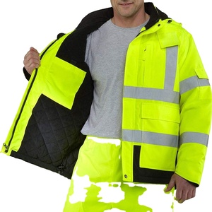Vêtements de travail chauds d'hiver Veste de sécurité Offre Spéciale haute visibilité Construction Veste de sécurité réfléchissante pour l'hiver - Product Image 1