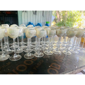 Natural Crafts & Hot Sale: Elegant Seashell Wine <b>Glasses</b>, Handcrafted Coastal Conch Shell Cups for Wedding Decor - Product Image 5