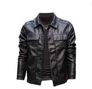 Nouveau modèle 2026 Veste en cuir pour homme et femme Nouvelle mode Veste en cuir pour homme Veste en cuir coupe-vent 2025 - Product Image 1