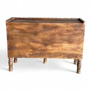 Handmade Traditional Mango Wood Console <b>Table</b> <b>Mirrored</b> Living Room Furniture for Entry Villa Hotel and Bedroom Use - Product Image 5