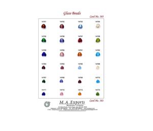 Cuentas de Vidrio en Forma de Corazón con Lámina de Plata Artesanal de la India, 7x9 mm, Multicolores, de Alta Calidad, para Crear Joyas Elegantes y Refinadas - Product Image 6