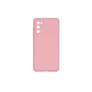 Coque en silicone liquide premium rose clair pour Samsung Galaxy S20 FE, coque de protection en silicone souple pour les modèles A53 A03S A32 - Product Image 1