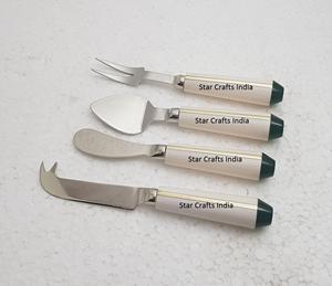 Precio asequible, madera Natural, acero inoxidable, cobre, mate, queso, juegos de herramientas de corte para el hogar, Hotel, restaurante, uso, herramienta de cocina - Product Image 6