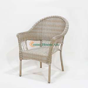 CH factory-Chaise de jardin en rotin pour mobilier d'extérieur naturel et classique - Product Image 4