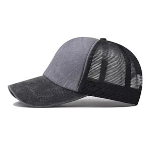 Custom Logo Breathable Mesh Snapback <b>Trucker</b> <b>Cap</b> Comfortable Summer Outdoor Baseball <b>Cap</b> for Men Women Waterproof <b>Vintage</b> - Product Image 5
