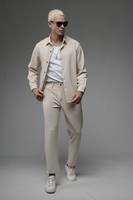 Camisa de Esmoquin para Hombre, 100% Algodón Satinado, Transpirable, Cuello en V, Corte Regular, Personalizable, a la Moda