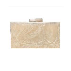 Forme rectangulaire dames soirée pochette élégante bohème fait à la main résine personnalisable couverture broderie soirée utilisation de nuit - Product Image 4