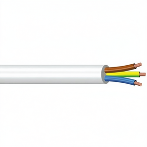 Three-Core H05VV-F Power Cable 3x1 Mmq White <b>25m</b> Length PP0367 - Product Image 2