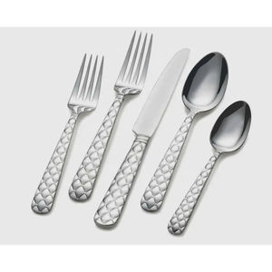 Ensemble de couverts élégants en argent de designer, parfaits pour les dîners de mariage et les occasions spéciales, vaisselle en gros provenant d'Inde - Product Image 6