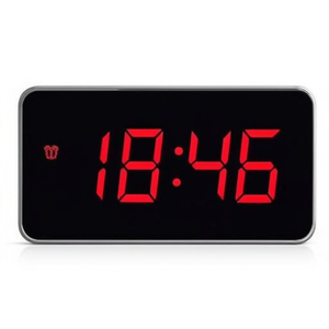 Reloj Despertador Digital JE 5112S Plateado, Diseño Moderno, Material Plástico, Pantalla Sveglia - Product Image 2