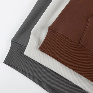 Meilleure vente hommes femmes décontracté surdimensionné à manches longues pull à capuche tricoté blanc sweat automne sweat à capuche personnalisé - Product Image 3