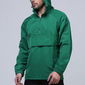 Veste respirante à fermeture éclair pour hommes pour la course à pied Vêtements de sport imperméables Performance Veste coupe-vent légère pour hommes - Product Image 1