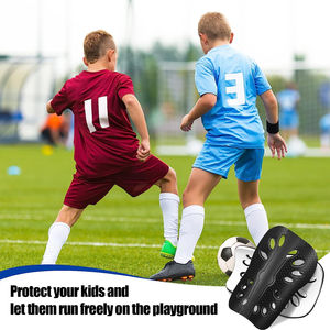 แผ่นรองหน้าแข้ง EVA ระบายอากาศได้ดีแผ่นป้องกันหน้าแข้งน้ำหนักเบาไม่มีลายปกป้องสุขภาพ - Product Image 6