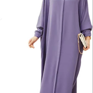 Abaya Informal de Manga Larga y Cuello Alto, Hecha con Materiales Duraderos de Alta Calidad a un Precio Razonable, Ropa Tradicional Musulmana para Mujer - Product Image 6
