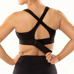 Todos los días, sexis pechos pequeños, se ven más grandes, transfronterizos, populares, con anillo de acero en V profundo, sujetadores deportivos de punto, sujetador más grande sin costuras sólido - Product Image 2