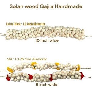 ดอกไม้ปลอมสำหรับงานปาร์ตี้ mullapoov Mala สีขาวดอกไม้สำหรับผม Mala gajra - Product Image 5