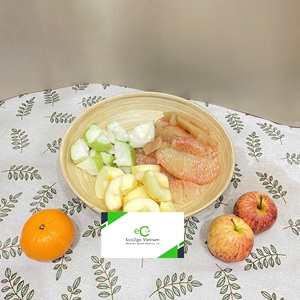 Nouveau produit de bol en bambou filé Eco2go/plateaux ovales en bambou assiettes en bambou naturel biodégradable et de haute qualité au Vietnam - Product Image 5