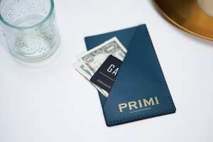 Dossier de présentation de facture en cuir de restaurant avec sécurité RFID en option et LBH-0134C d'impression de logo personnalisé - Product Image 3