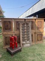 Fenêtre en bois sculpté antique faite à la main Style design moderne polyvalent pour salle à manger salon chambre cuisine meubles de bureau à domicile