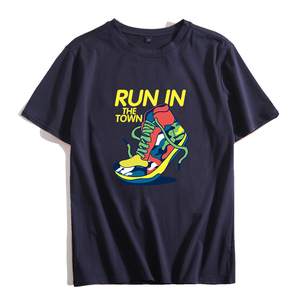 Gran oferta, Camisetas estampadas de último diseño, camiseta personalizada de poliéster 2022 para hombre, Camiseta ajustada de media manga con cuello redondo - Product Image 1