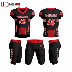 Maillots de football américain personnalisés uniformes de football américain pour jeunes adultes et hommes maillot de football américain de sublimation confortable - Product Image 1