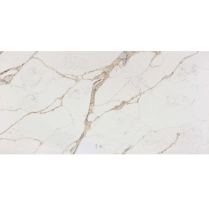 Calacatta Vàng thêm sang trọng bề mặt chất lượng hàng đầu nhân tạo Thạch Anh Hiện Đại nhiệt chống sốc <span class=keywords><strong>Countertop</strong></span> Vanity Tops - Product Image 1