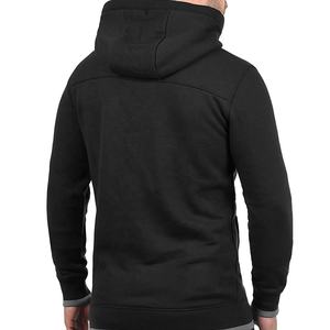 Sudaderas con capucha activas para hombre Sudaderas con forro polar de algodón Jersey de entrenamiento atlético informal con bolsillo de canguro - Product Image 2
