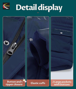 Chubasquero con capucha para hombre Oem Lmpermeable, chaqueta de esquí, chaqueta de snowboard, nuevo diseño, traje impermeable a prueba de viento para hombre - Product Image 3