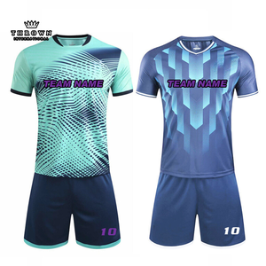 Último diseño nueva temporada alta calidad personalizado uniforme equipo desgaste fútbol Jersey conjuntos 3D sublimación diseño fútbol desgaste OEM - Product Image 2