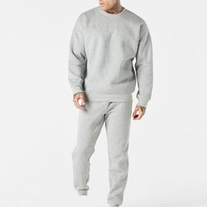 Heavy No Strings Hoodies Logo personnalisé Survêtement Sweat et pantalon de survêtement Ensemble Work Out Casual Sport Wear Hoodies Ensemble pour hommes - Product Image 2