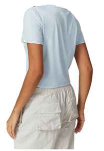 Camiseta de algodón para Mujer | diseño de gran tamaño material suave patrón sólido perfecto para el estilo de vida diario casual - Product Image 5