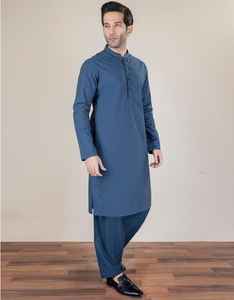 Traje Shalwar Kameez Casual para Hombre, Fabricación Profesional, Conjunto de 2 Piezas de Manga Larga con Botones, Estilo Tradicional - Product Image 6