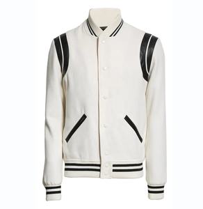 Chaquetas universitarias personalizadas para hombre 2024 para otoño e invierno, chaqueta de béisbol con logotipo bordado de alta calidad, tela de lona con letras - Product Image 6