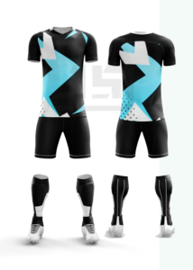 Football Team Match Uniform Breathable Lightweight 100% Polyester Soccer Jersey Shorts Set Custom Team Name for Clubs Academies - Product Image 3