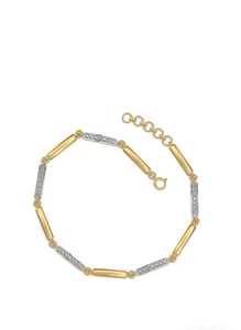 Pulsera de Tenis Simple y Elegante de Oro Rosa Vermeil de 18 Quilates con Diamantes Brillantes Cultivados en Laboratorio de 0.36 CT, Claridad D VS, Ajustable de 15-17 CM - Product Image 4