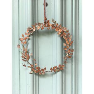 Guirlande de Noël en métal de luxe, feuillage doré, ornement mural, vente en gros, guirlande de feuilles décorative pour hall d'hôtel, toile de fond de mariage - Product Image 5