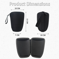 Étui de transport rigide antichoc en EVA pour tasses et théières – Housse de protection portable pour service à thé d'extérieur