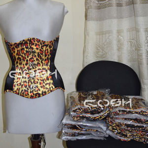 Corset de Mode Respirant Sublimé Imprimé Léopard - Product Image 4