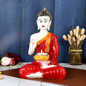 รูปปั้นพระพุทธรูปพระพุทธรูป10นิ้วทำจากเรซินรูปปั้นฝุ่นหินอ่อนสไตล์โมเดิร์นหรูหราสำหรับตกแต่งบ้านสำนักงานพระพุทธรูปที่ทันสมัย - Product Image 1
