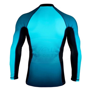 Ropa de calle para hombre de alta calidad, protector contra sarpullidos de gran tamaño, diseño de Color de contraste transpirable - Product Image 2