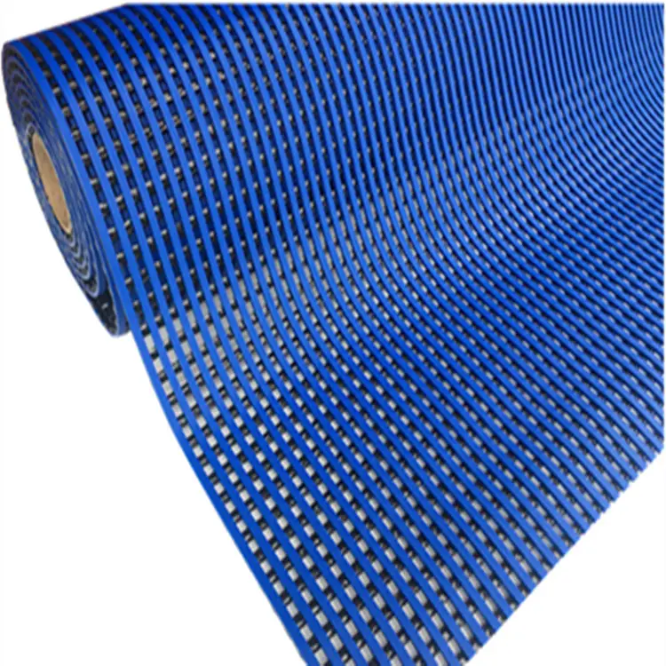 10mm Thickness Swimming Pool Floor Mat Outdoor Non Slip Mat Hollow Rubber Mat 10m Roll for Wet Area