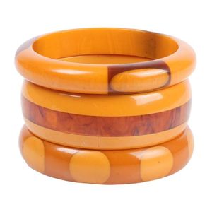 Newly Best Quality Handmade Resin <b>Bangle</b> Set Design Stylish Round Colorful Pattern Women Jewelry Craft Bracelet Wedding Woman - Product Image 2