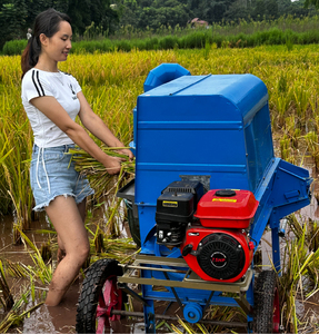 Çok fonksiyonlu buğday pirinç harman taneleri harman makinesi çin tarım taşınabilir çeltik harman makinesi - Product Image 6